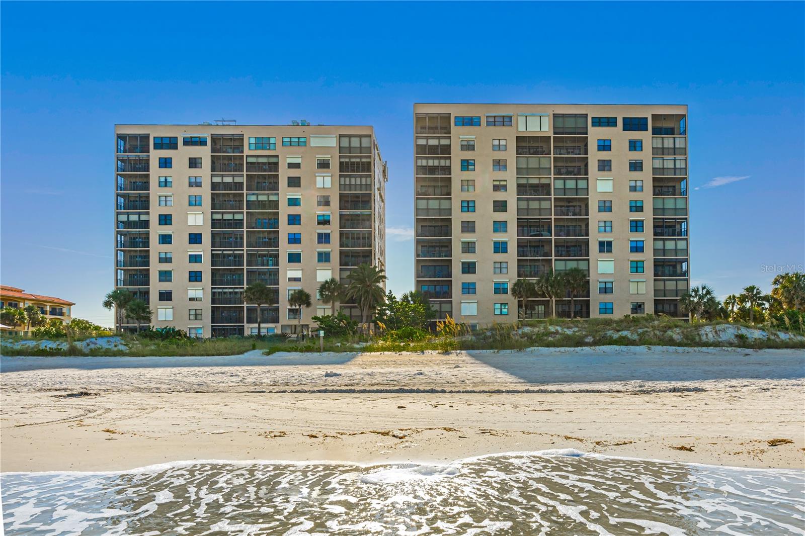 View of Building from the Beach