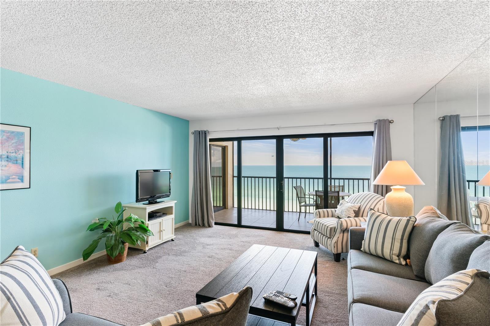 Living Area with water view