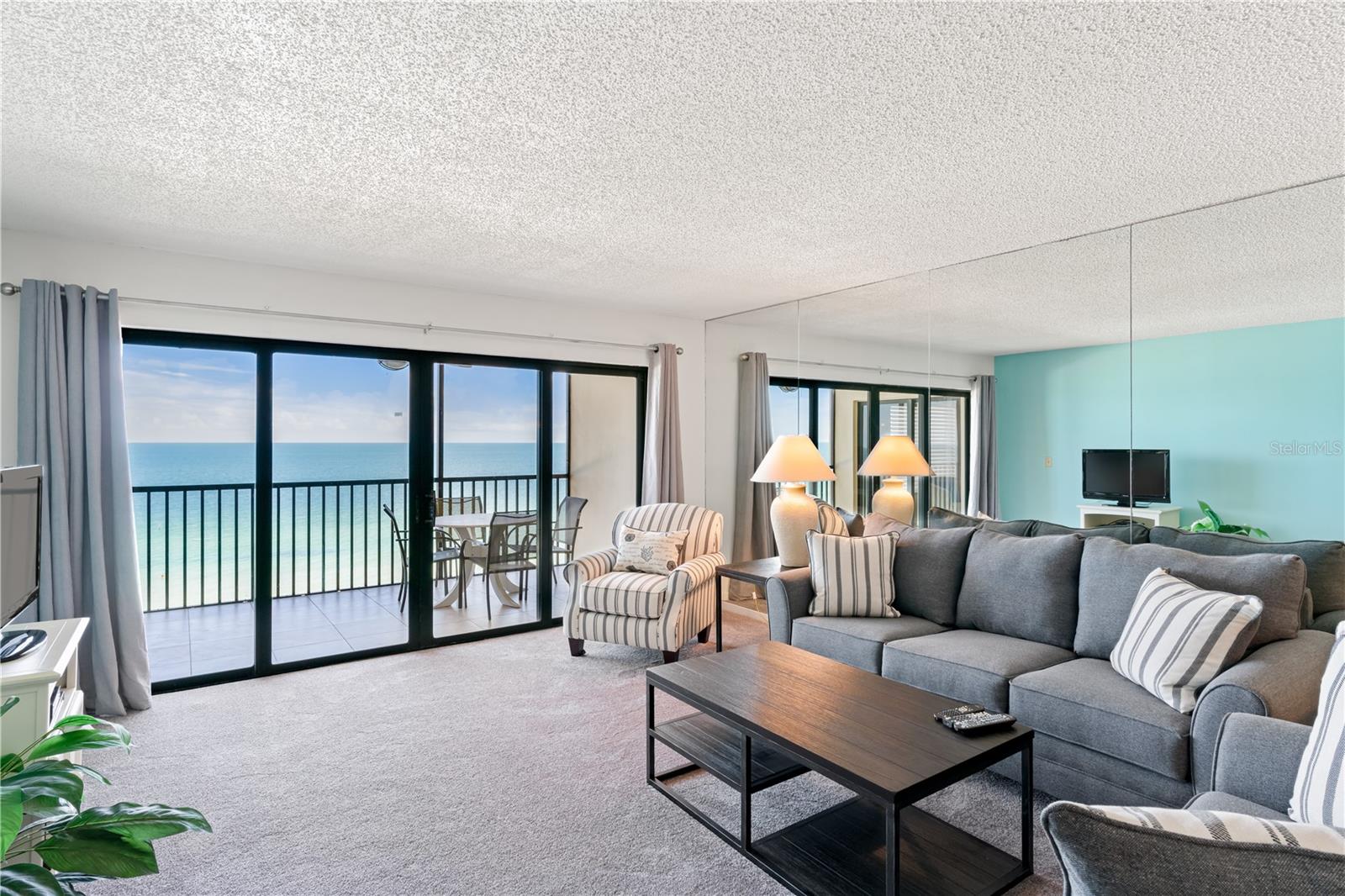 Living Area with water view