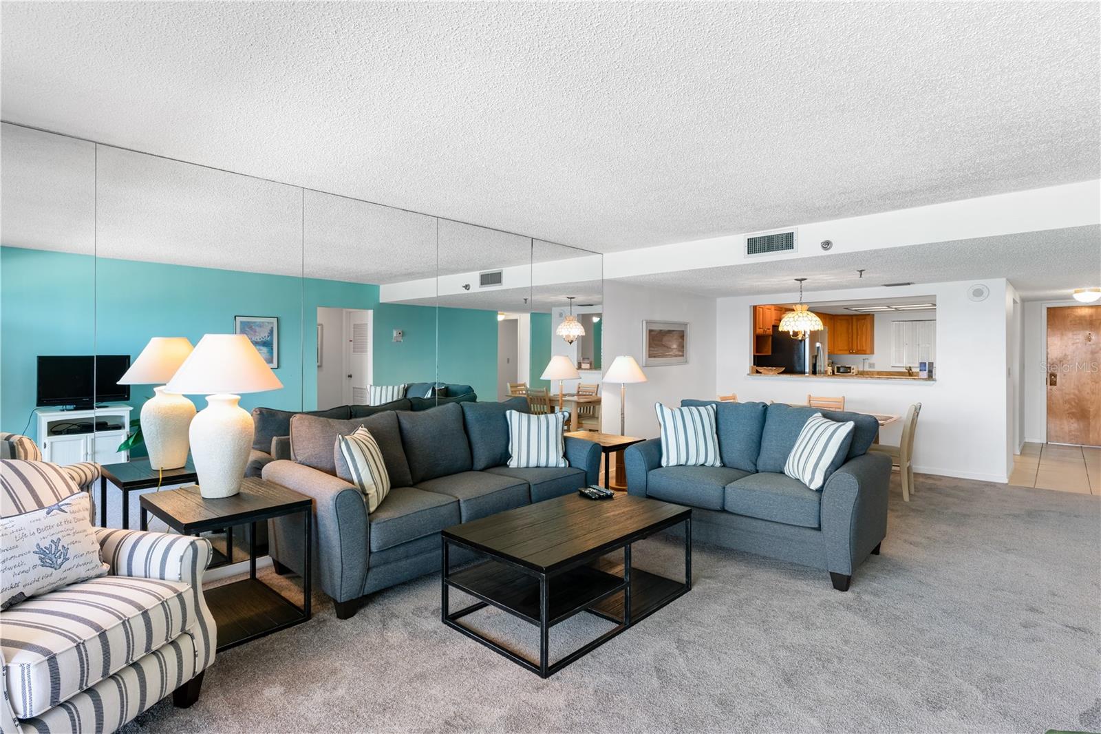 Living Area with water view