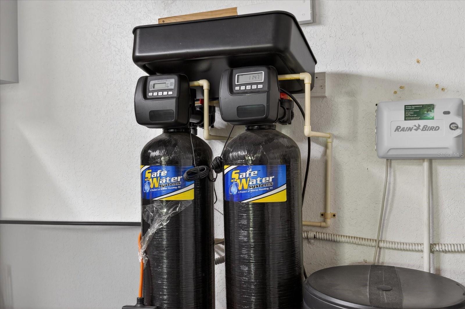 Water filtration system and water softner