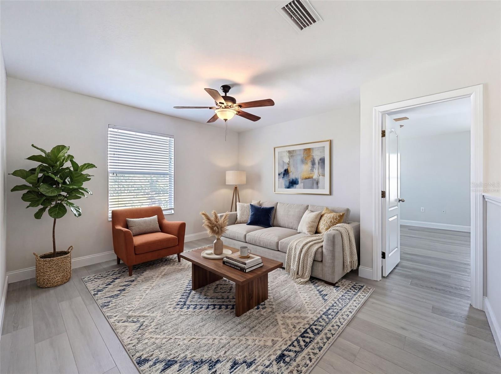 Loft Area Virtually Staged