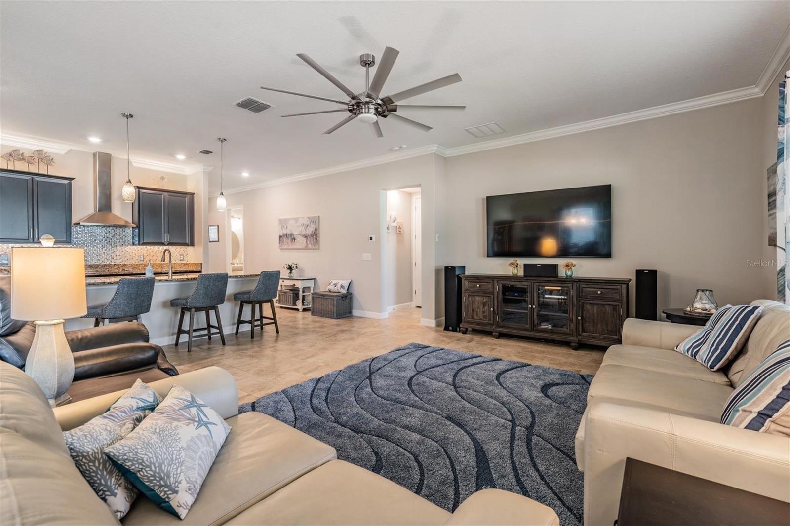 Crown molding throughout main living areas!