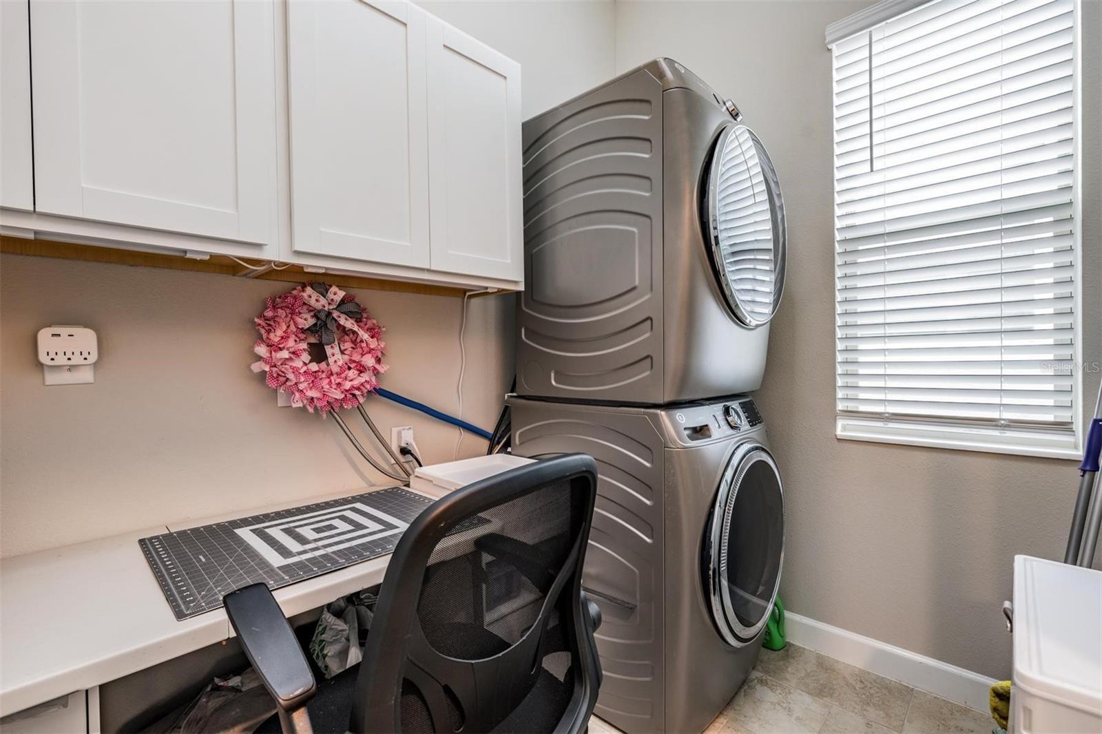 Laundry Room w/added cabinets