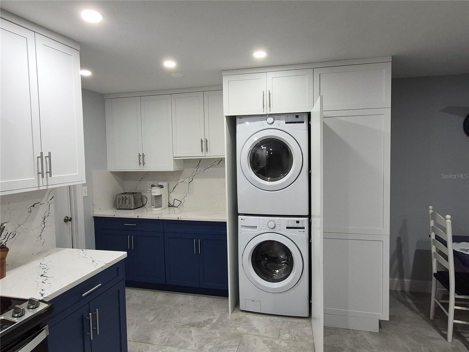 Laundry closet