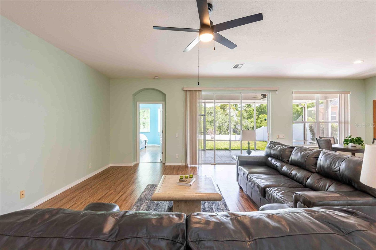 The sliders recess open.