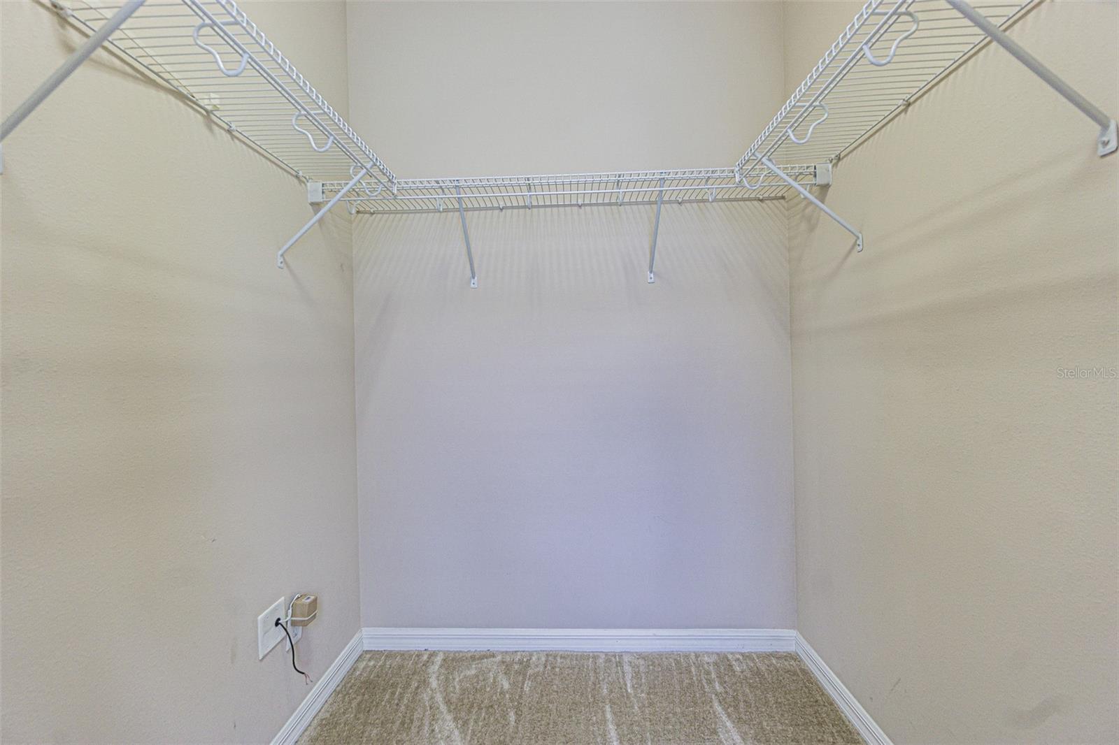 Large walk-in closet.