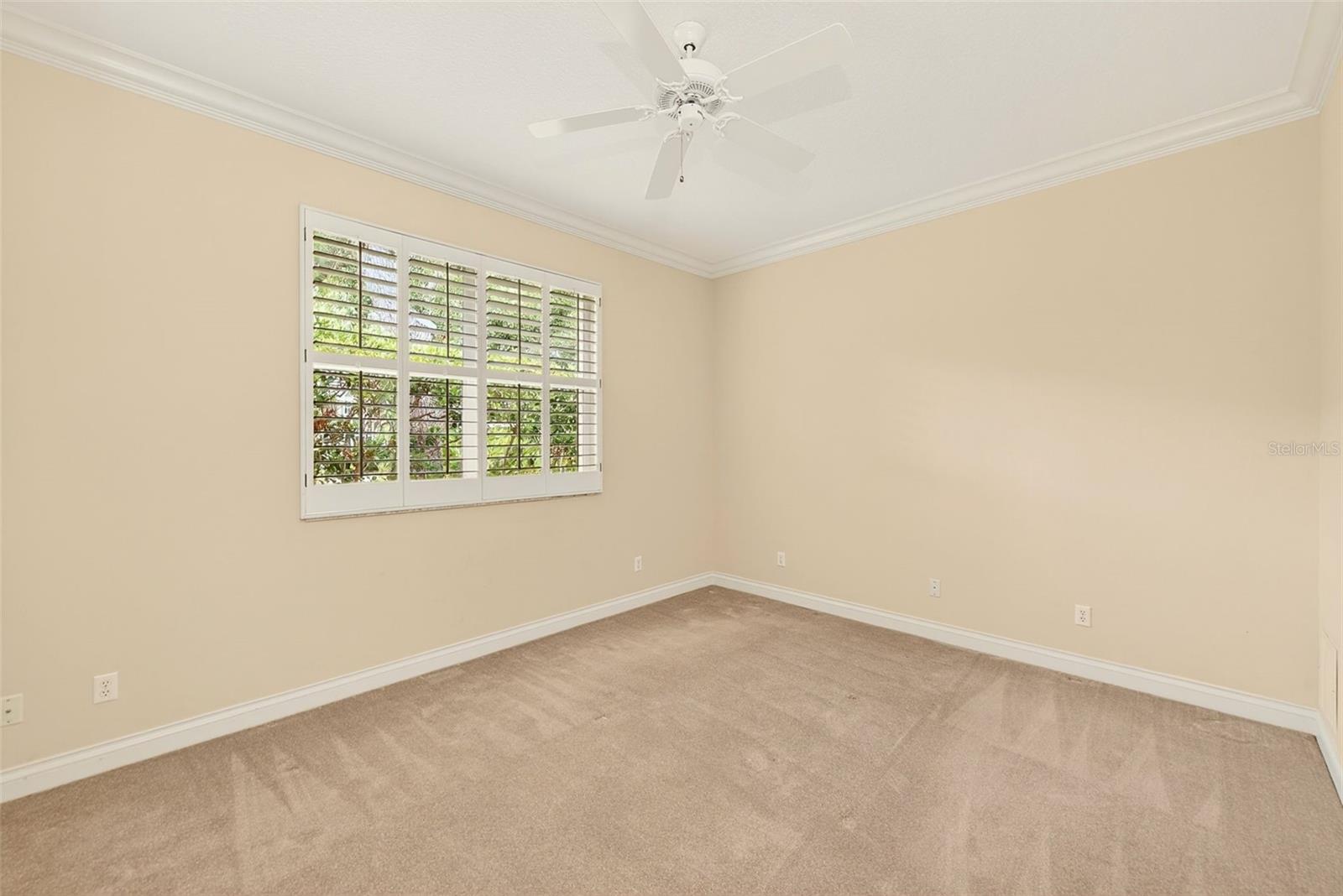 Bedroom 2 with bathroom next to it.  This area can be closed off with a pocket door.