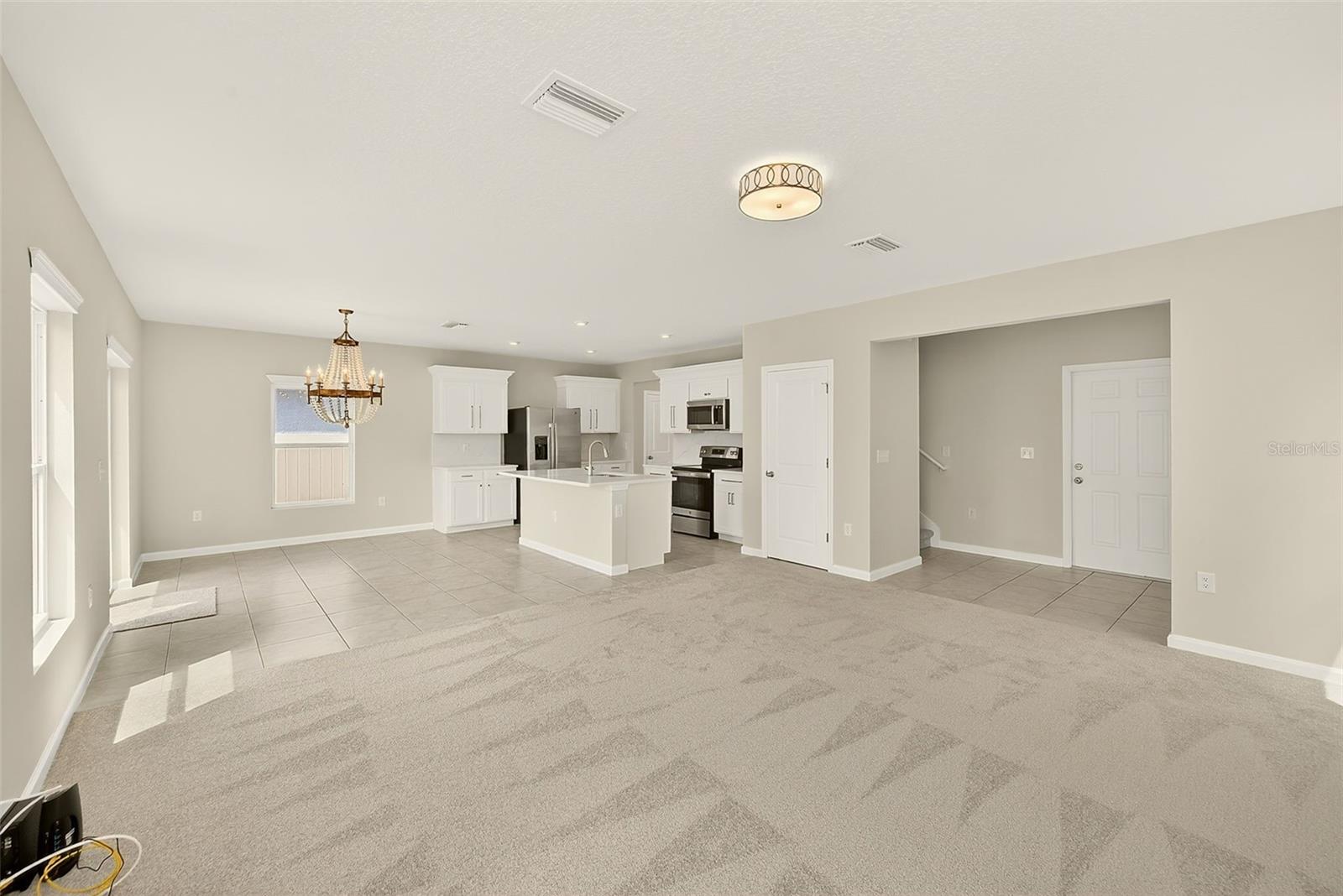 GREAT ROOM TO KITCHEN & DINING