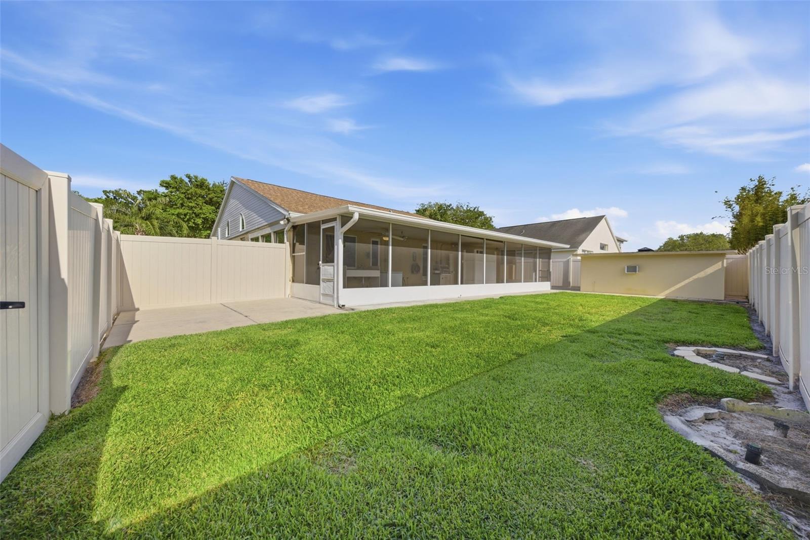 Space for yard activities or even a pool