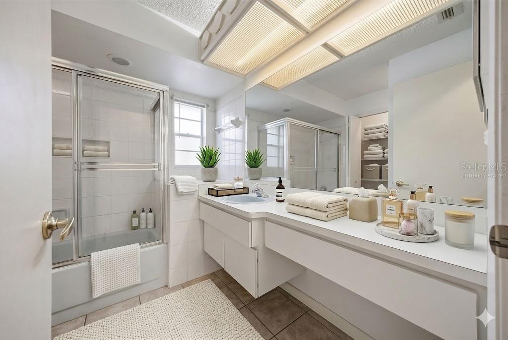 Virtually Staged Secondary Bathroom