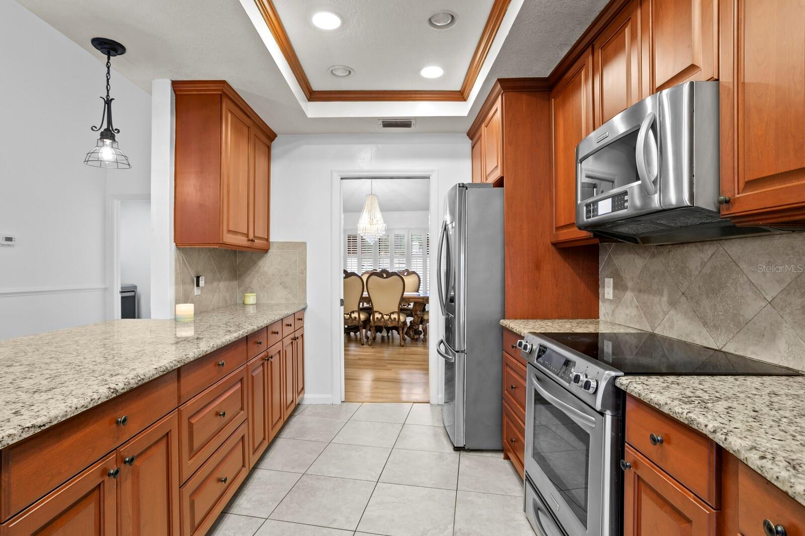 Lot's of Cabinets and Granite Counters