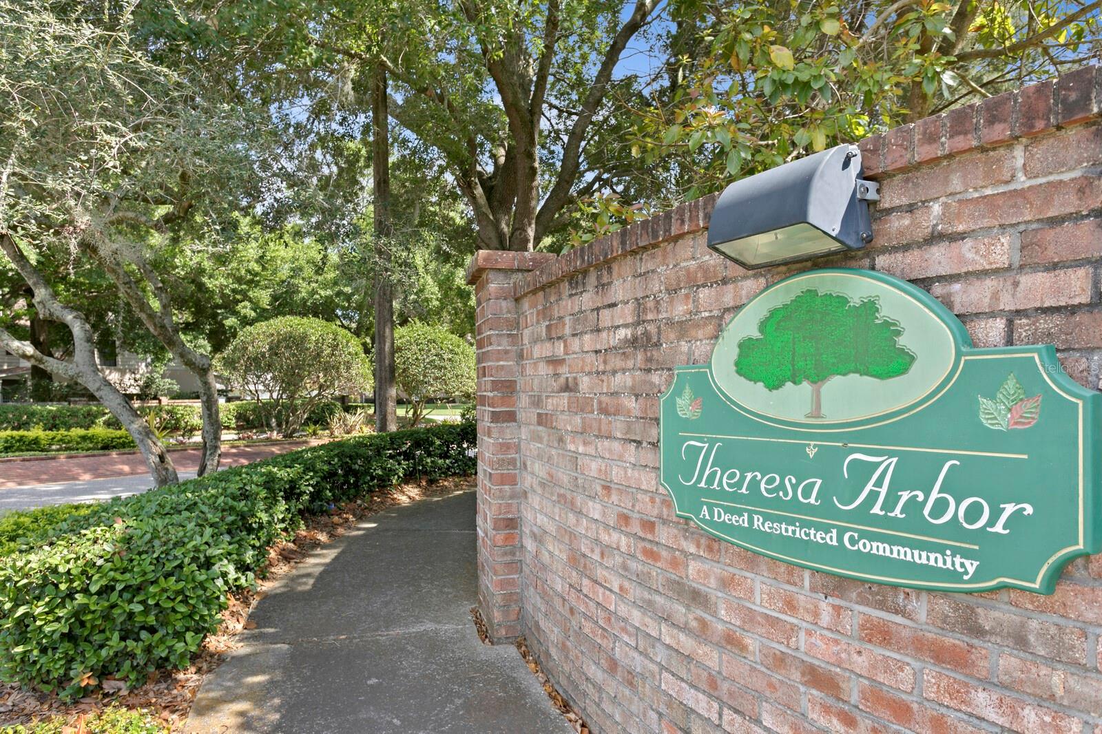 Theresa Arbor Entrance. HOA only $238 per Year!