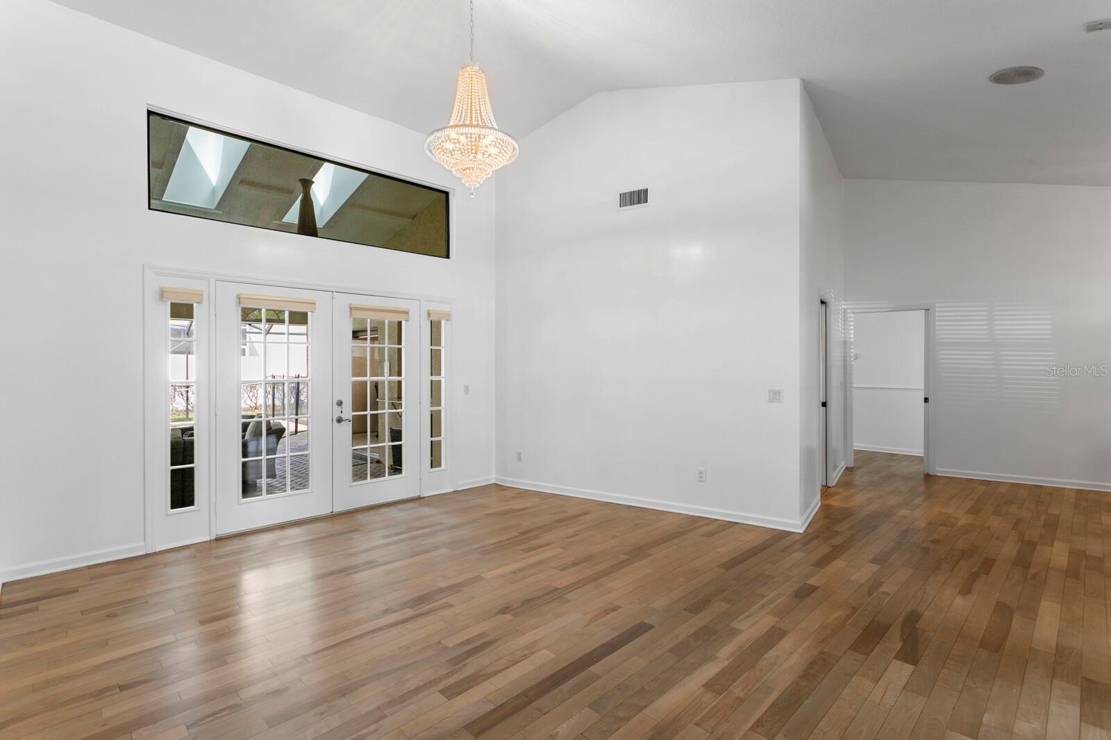 French Doors to Pool Patio