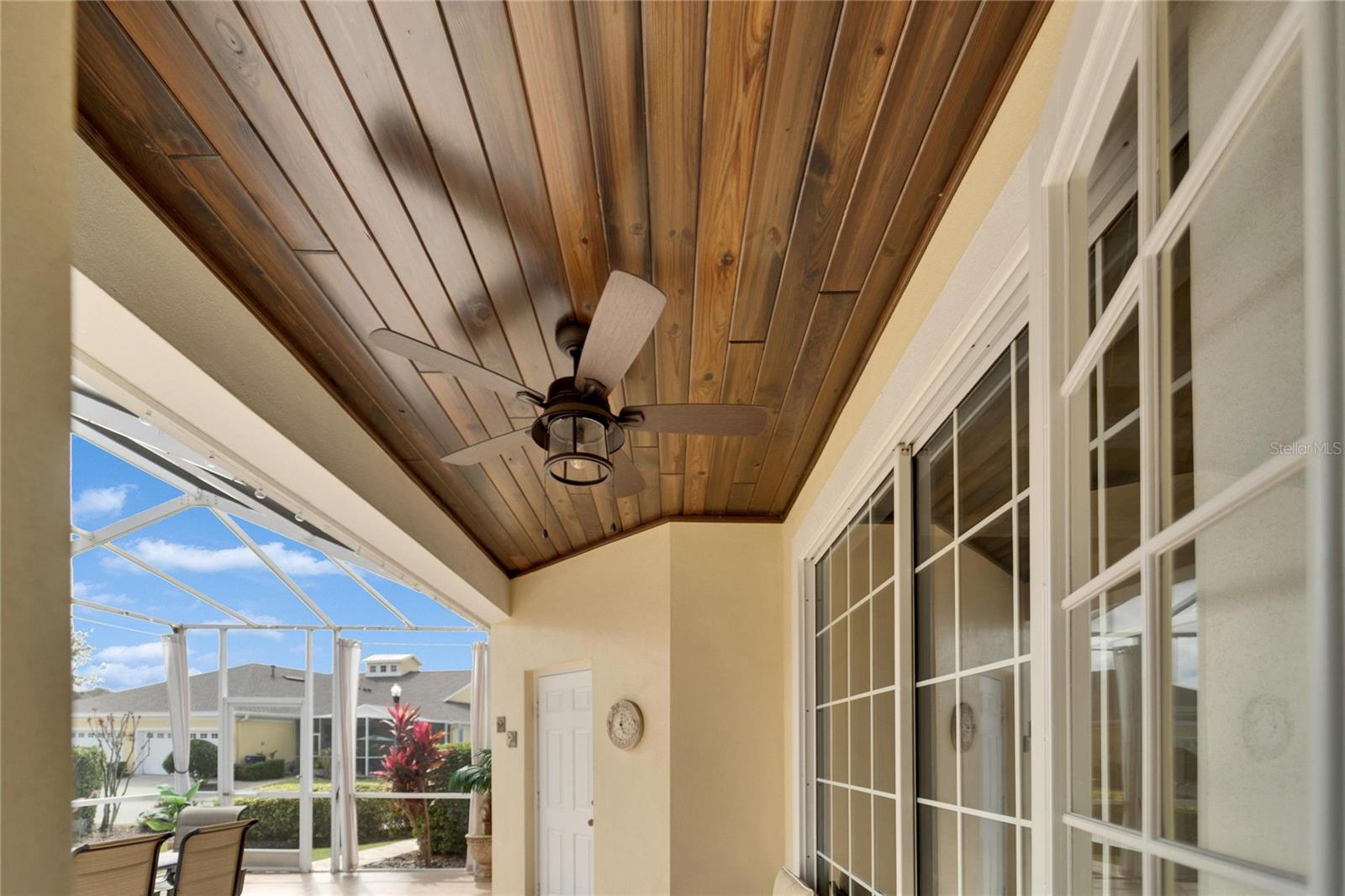Wood Enhanced Lanai Ceiling