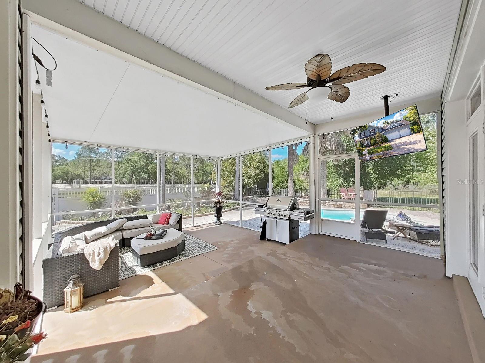 Covered patio
