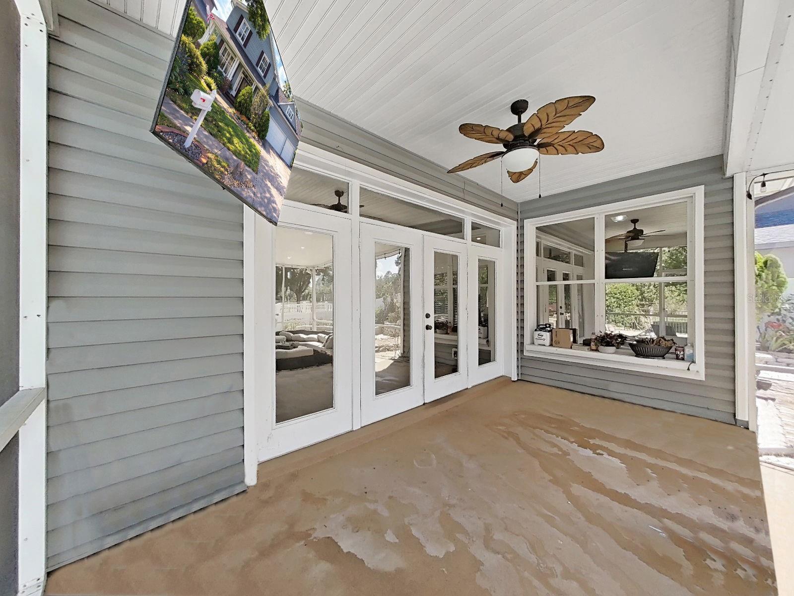 Covered patio