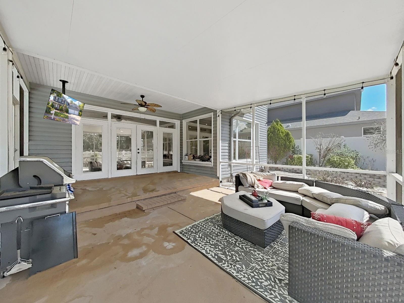 Covered patio