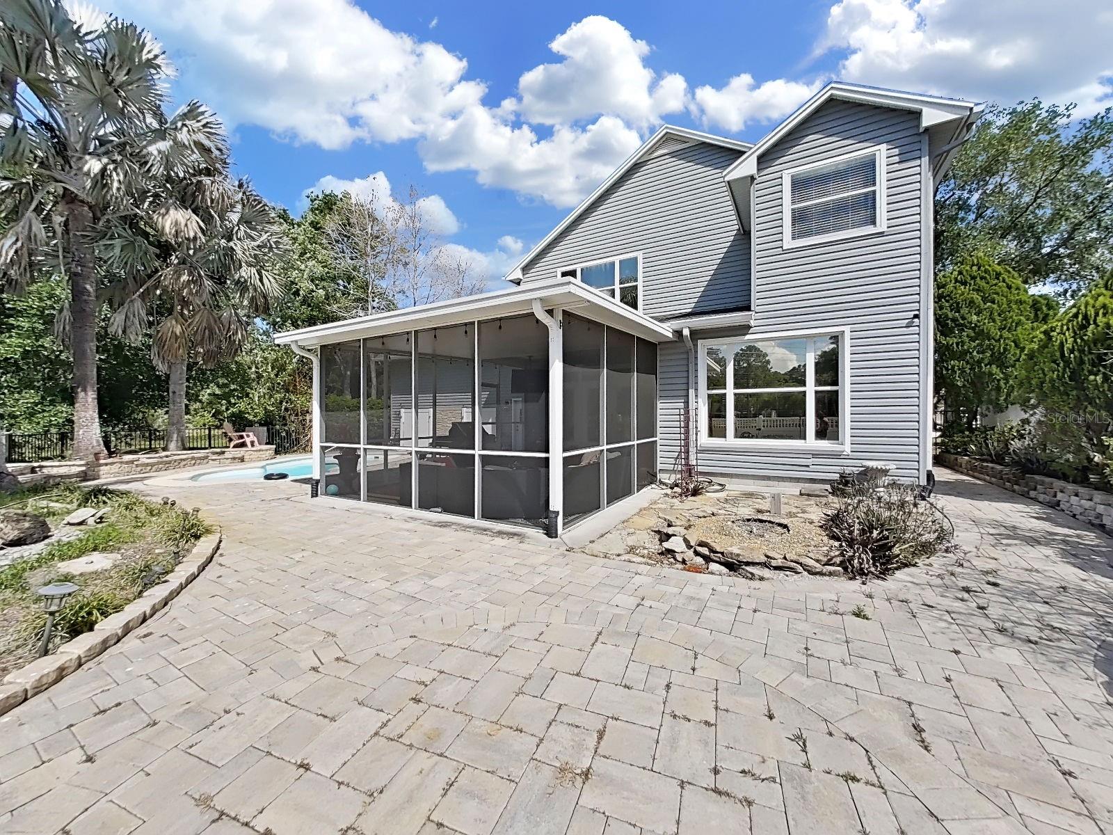 Rear of home