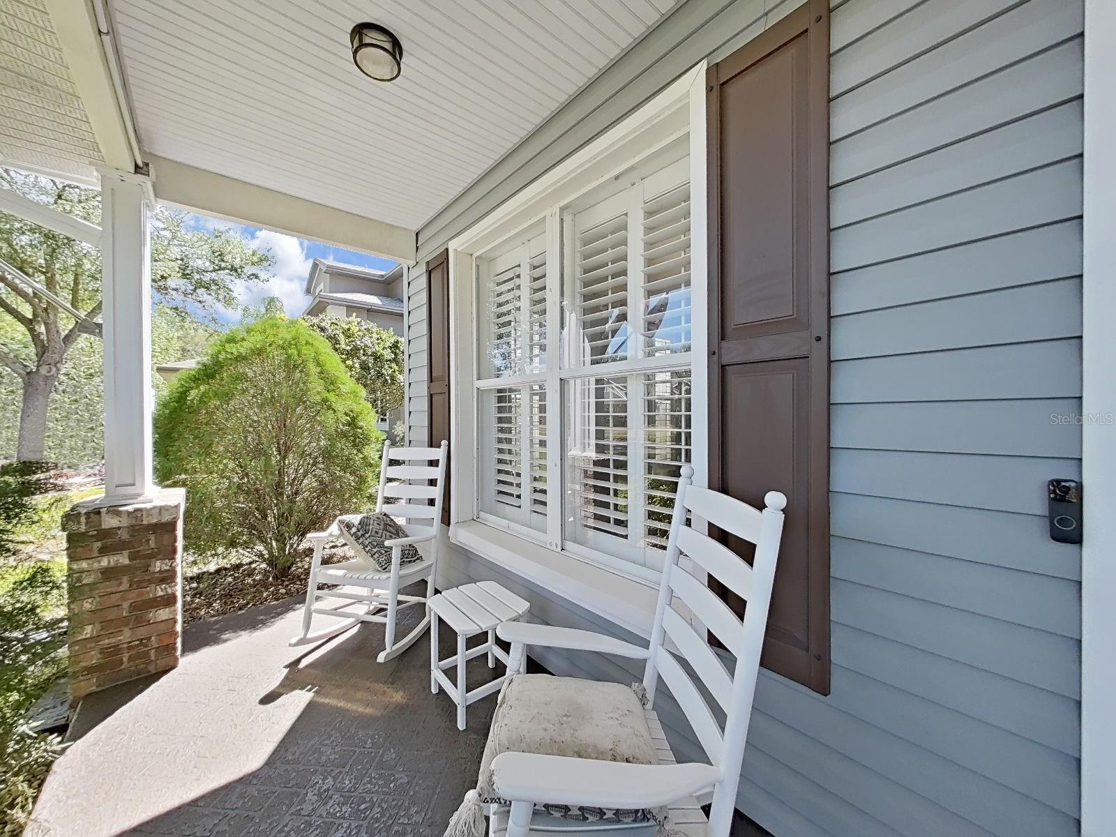Covered porch