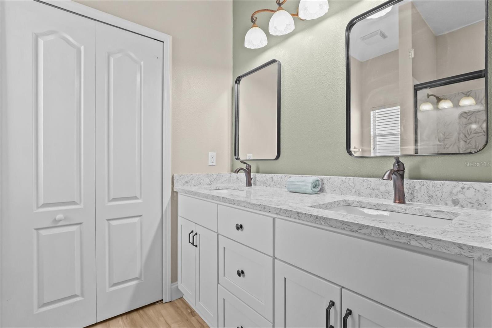 Primary bathroom gorgeous quartz courters