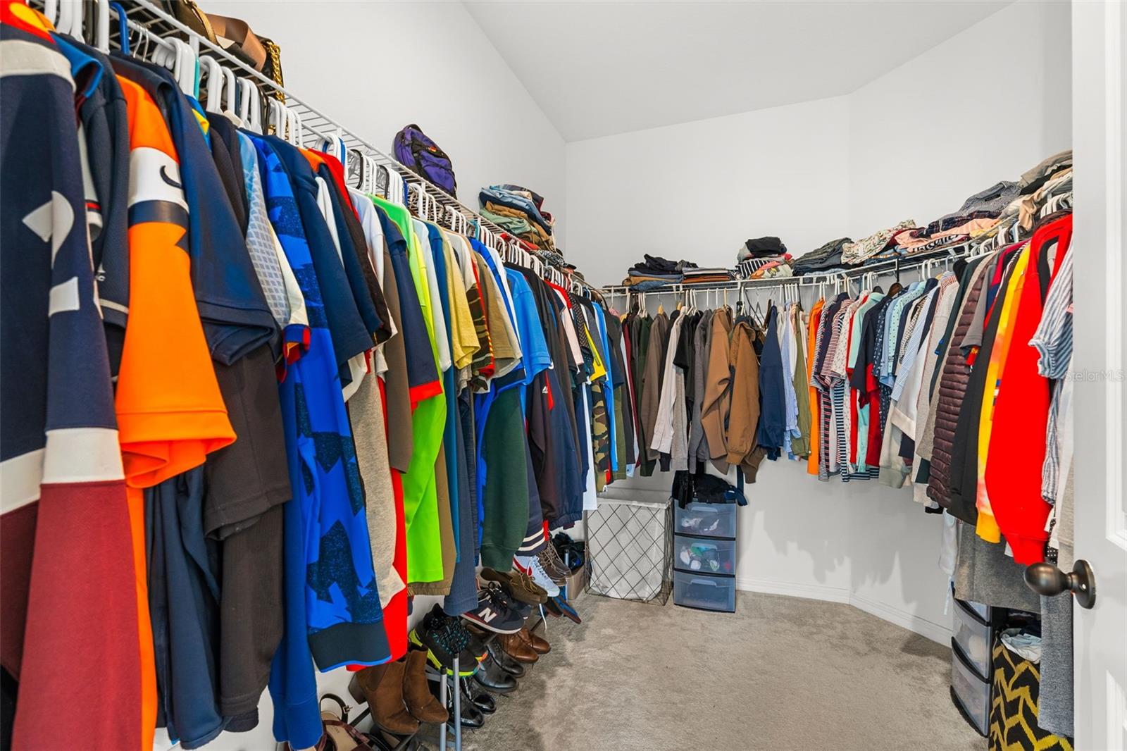 Master walk in closet