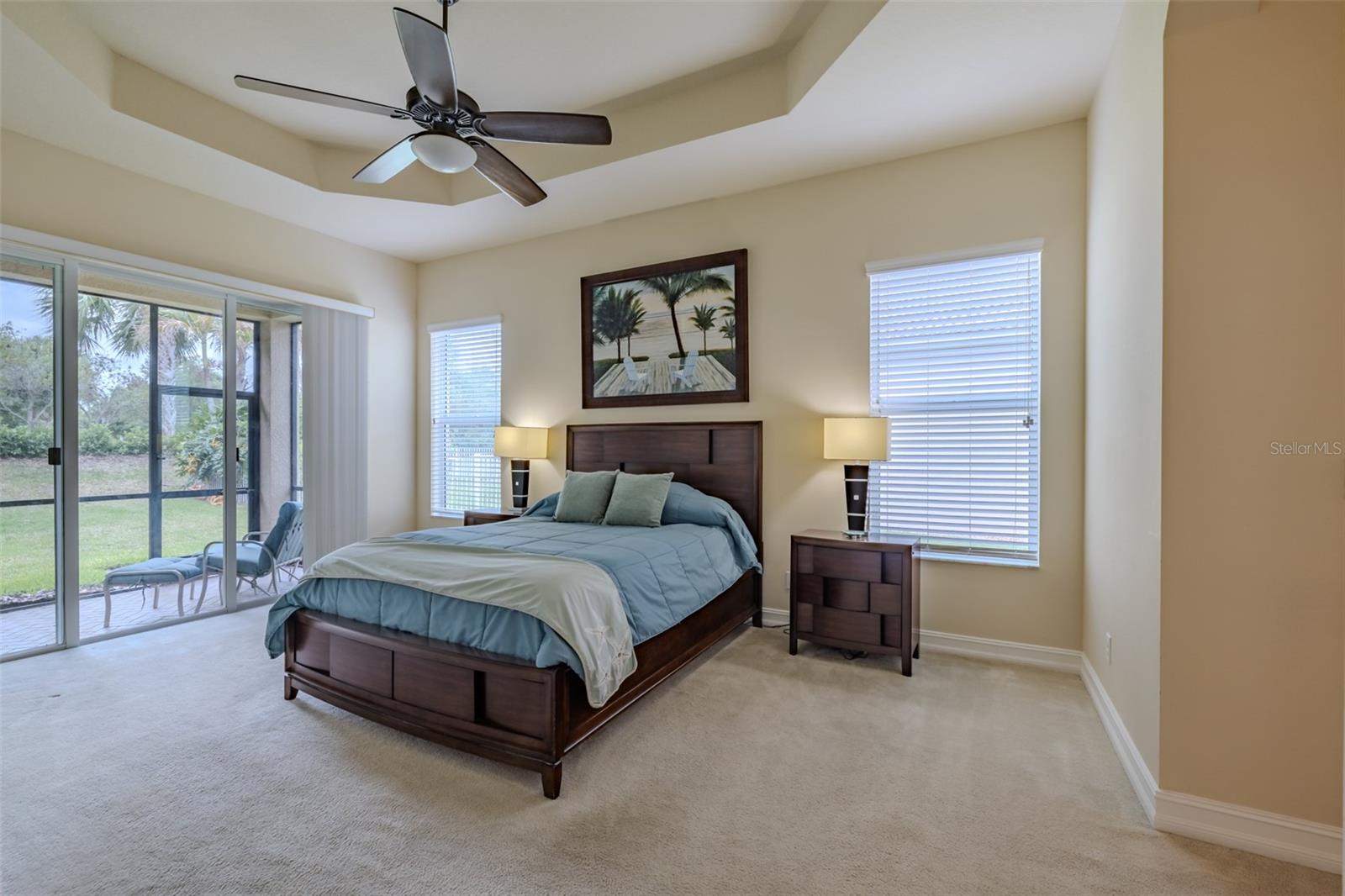 Primary Bedroom with Sliders to Lanai