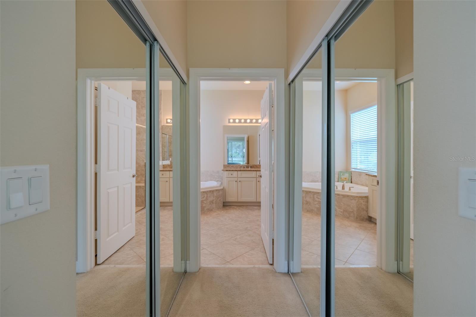 Primary Bedroom Double walk-in Closets