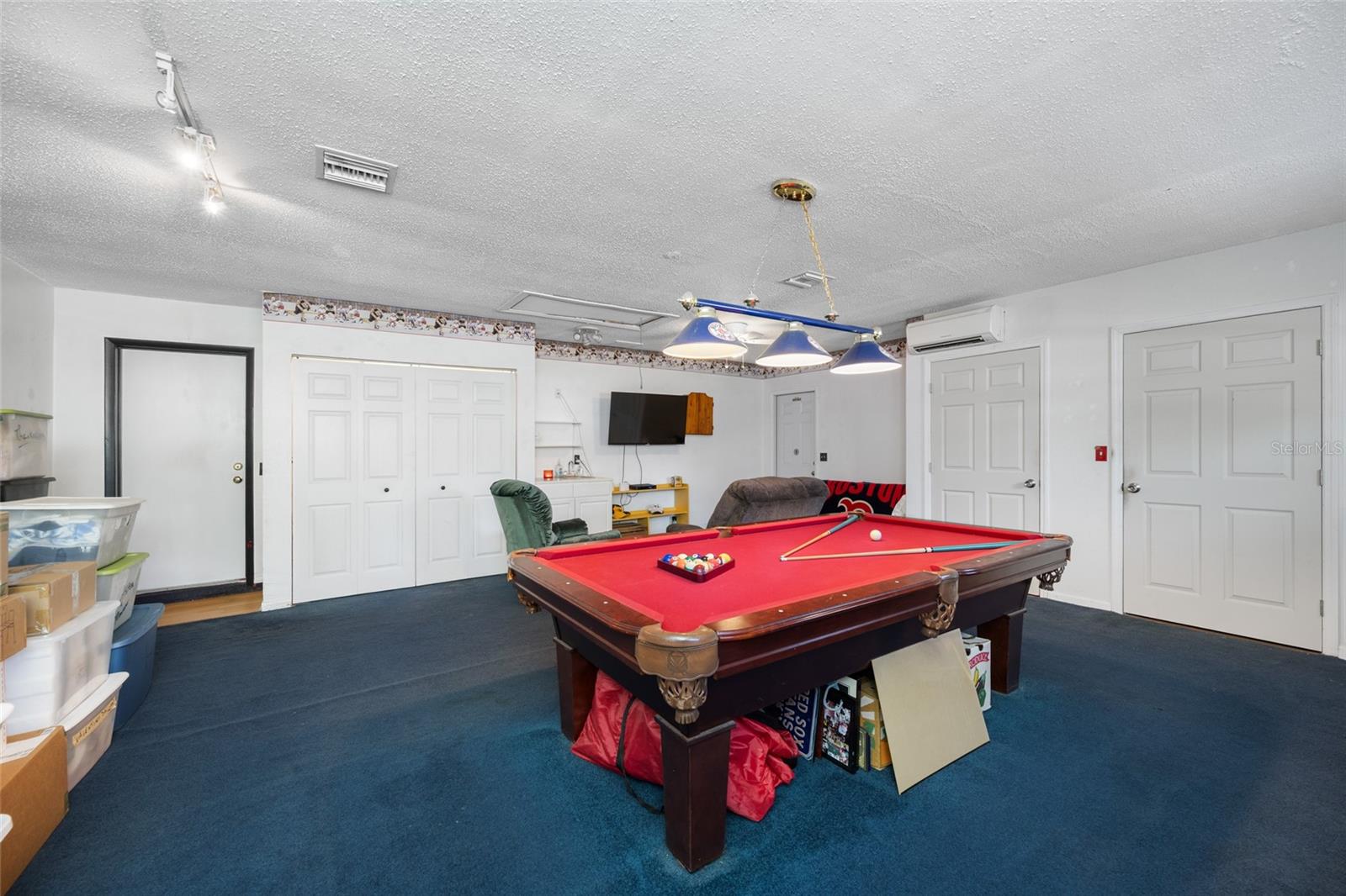 Garage converted to a Game Room