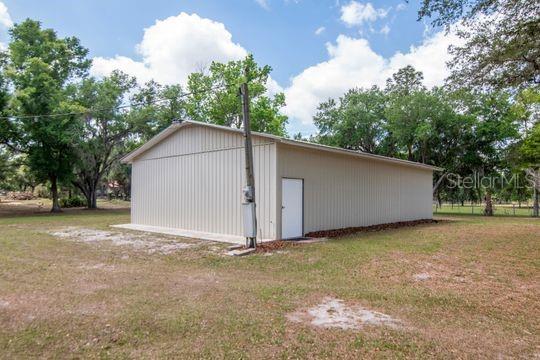 30x50 shop back walk thru door