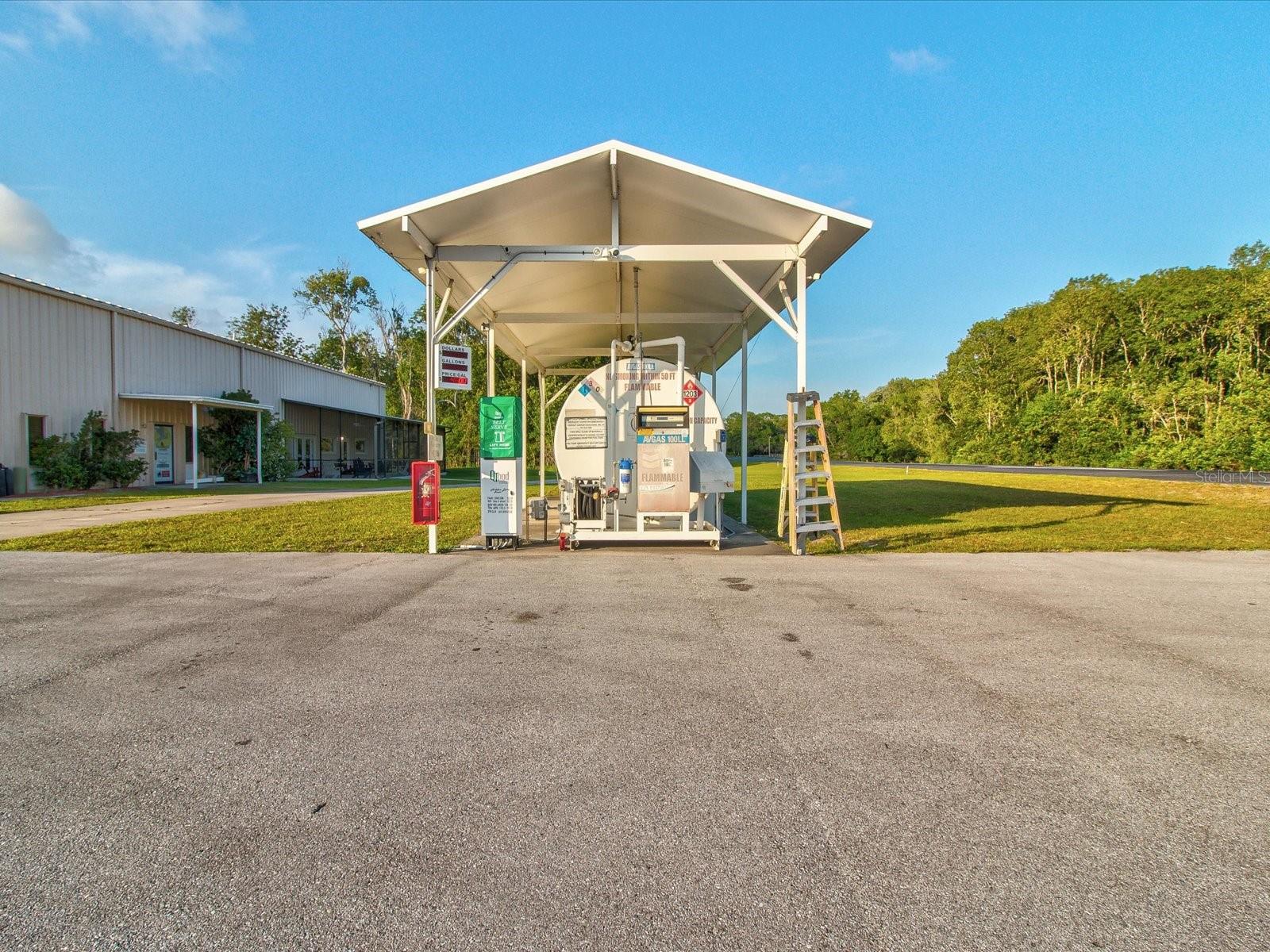 100 LL Fuel Onsite