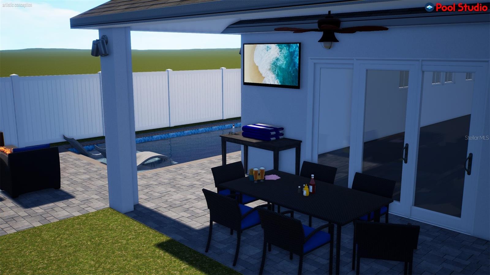 Pool renderings