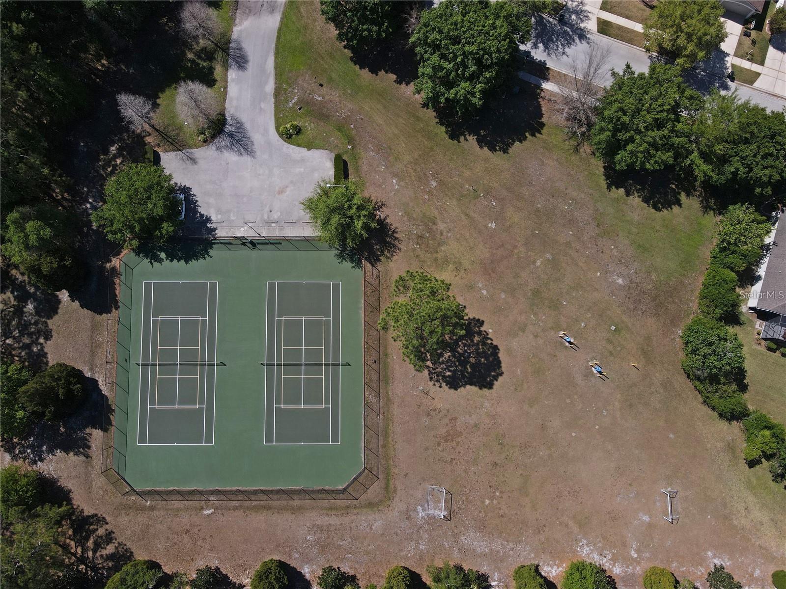 Tennis court & mini soccer field
