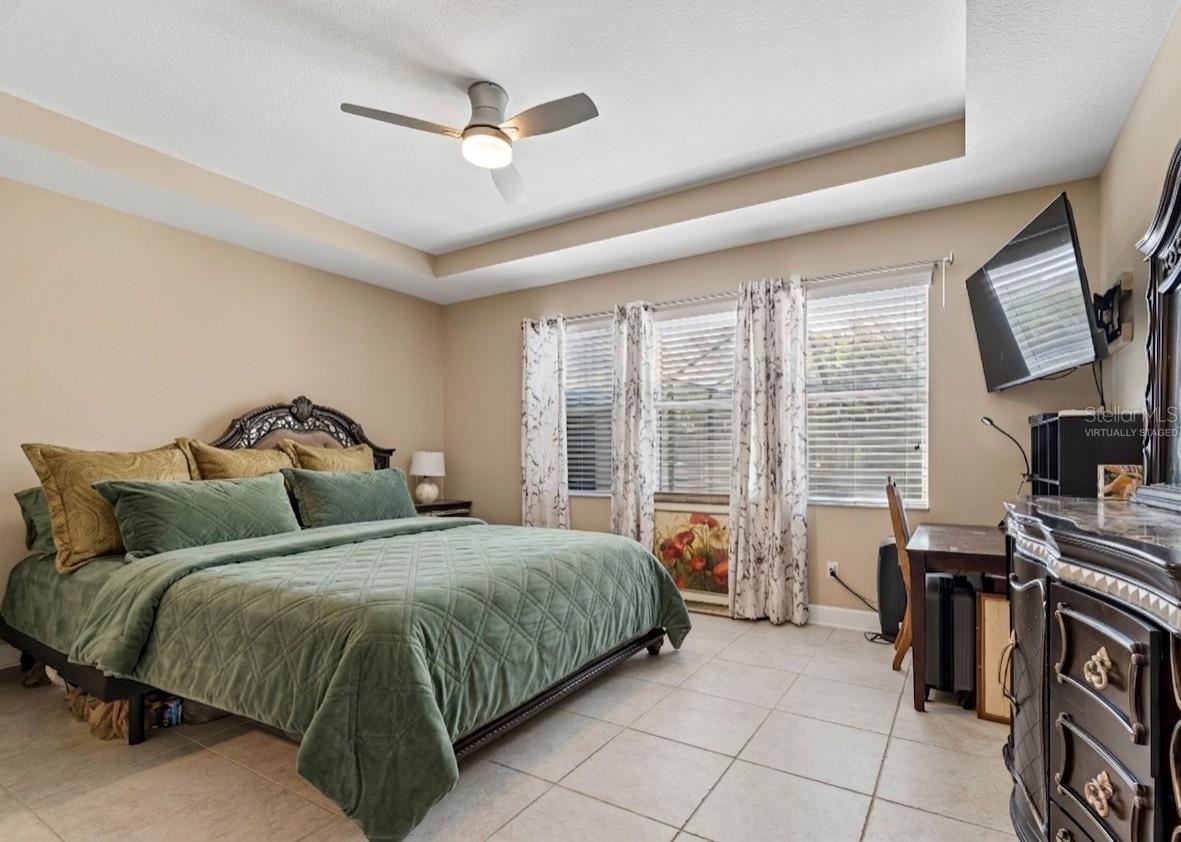 Virtually Staged: Primary bedroom