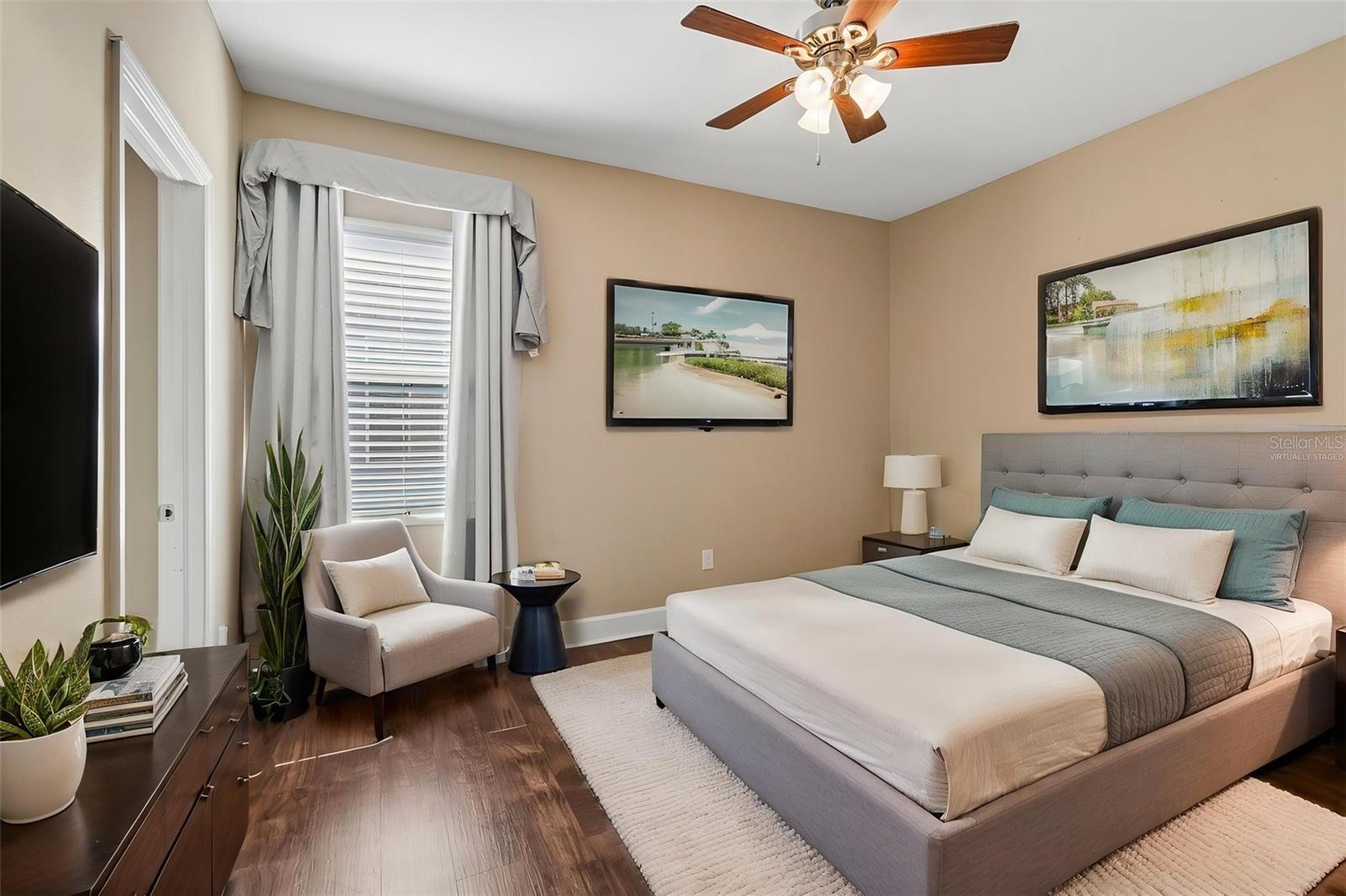 Virtually staged: Bedroom 4