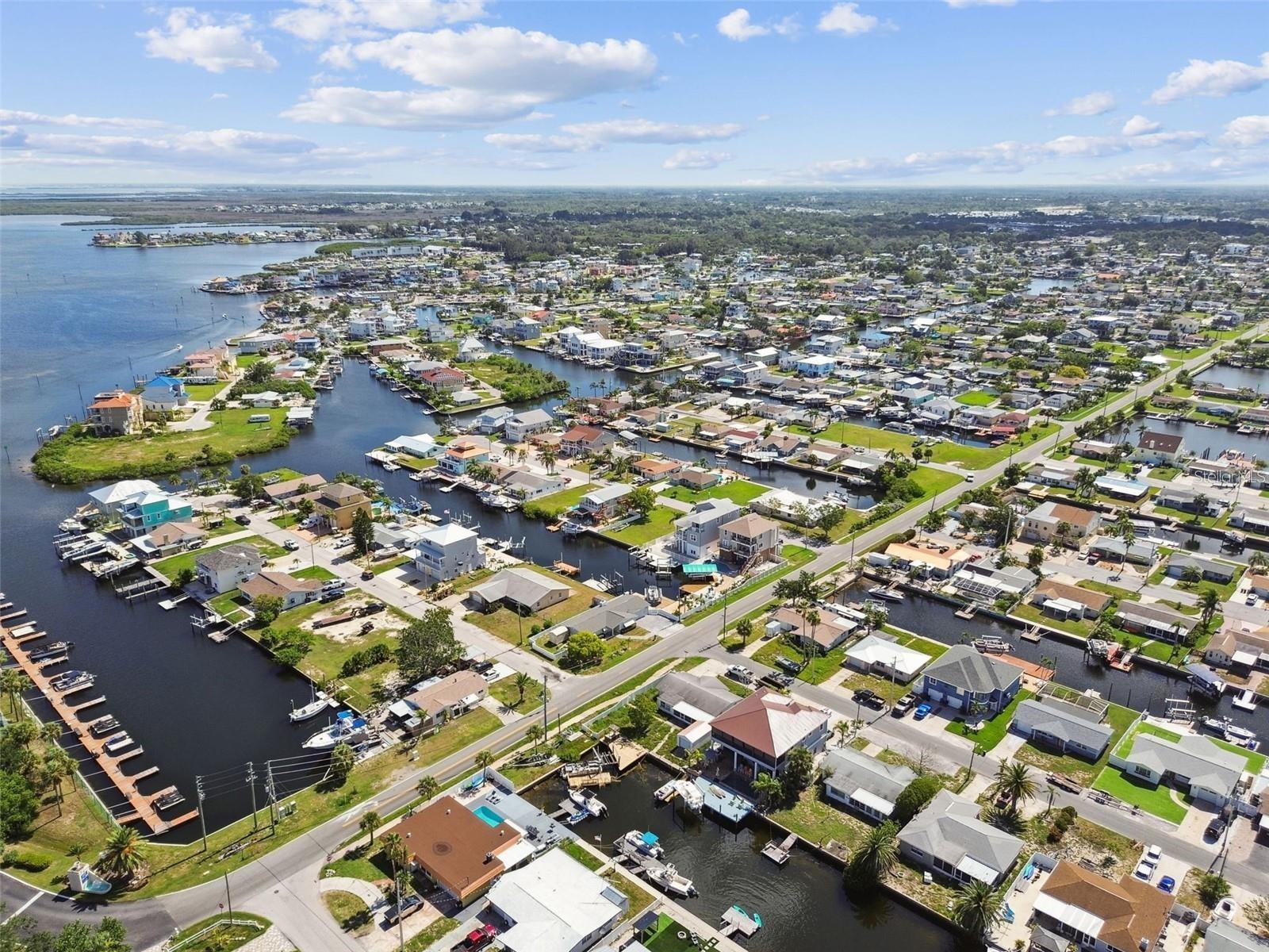 Beautiful Hudson Beach Estates ~ a spectacular waterfront community.