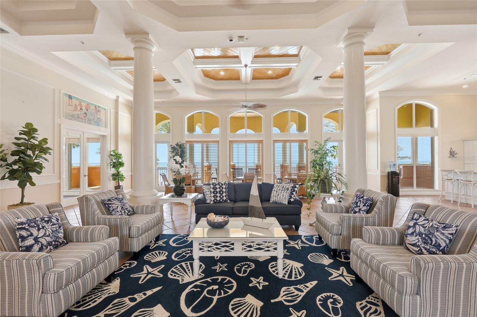 Entertain or relax in the clubhouse