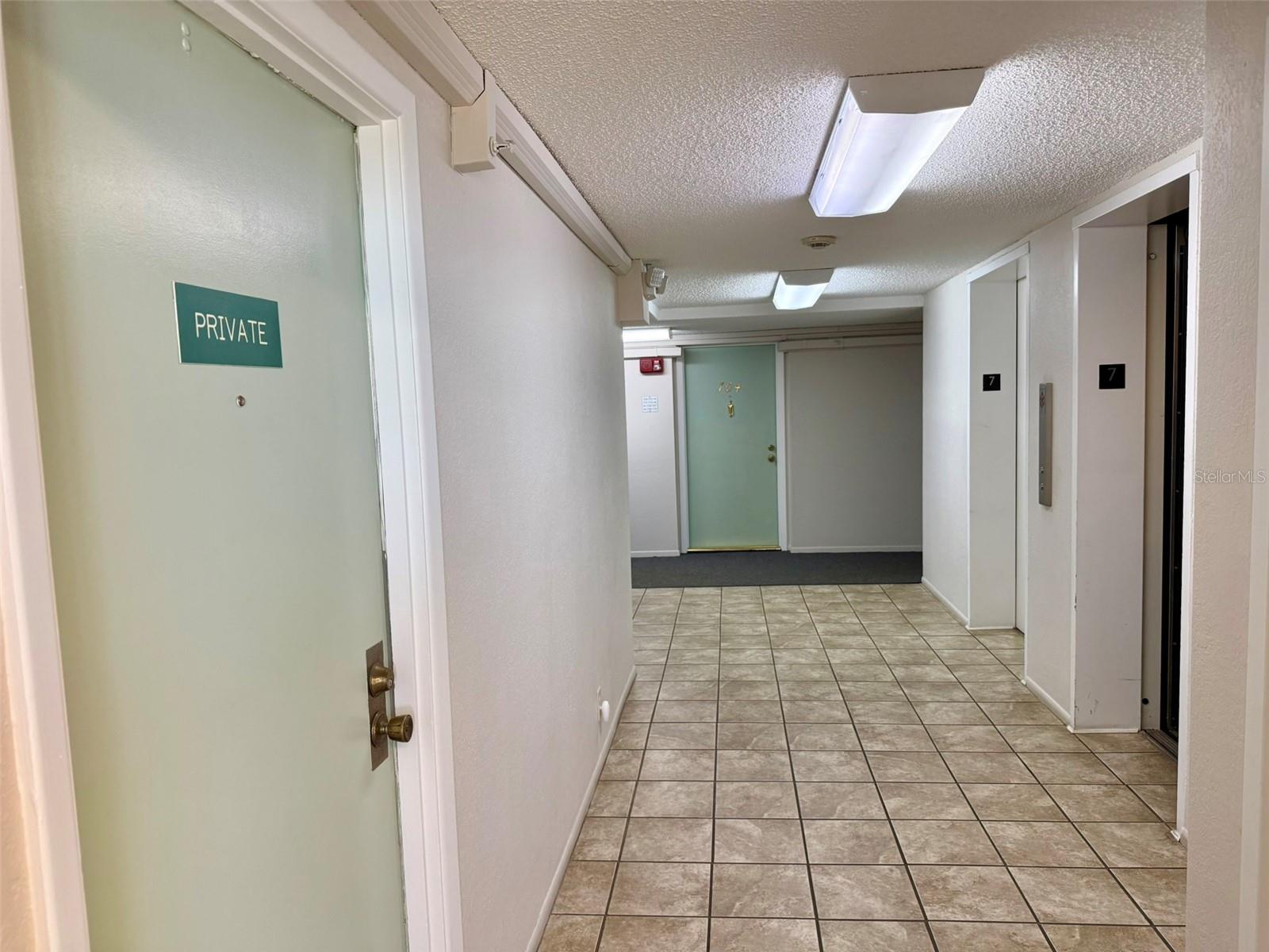 Private entrance