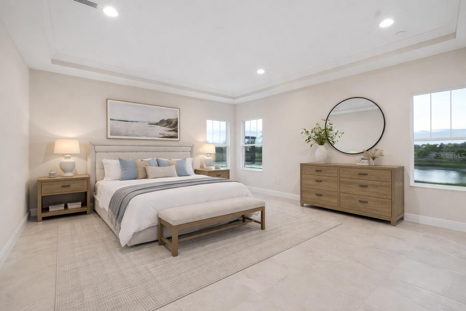 Master Bedroom Virtual Stage