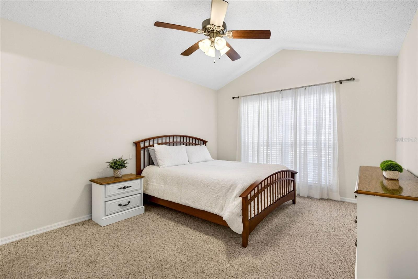 Primary Bedroom with walkin closet