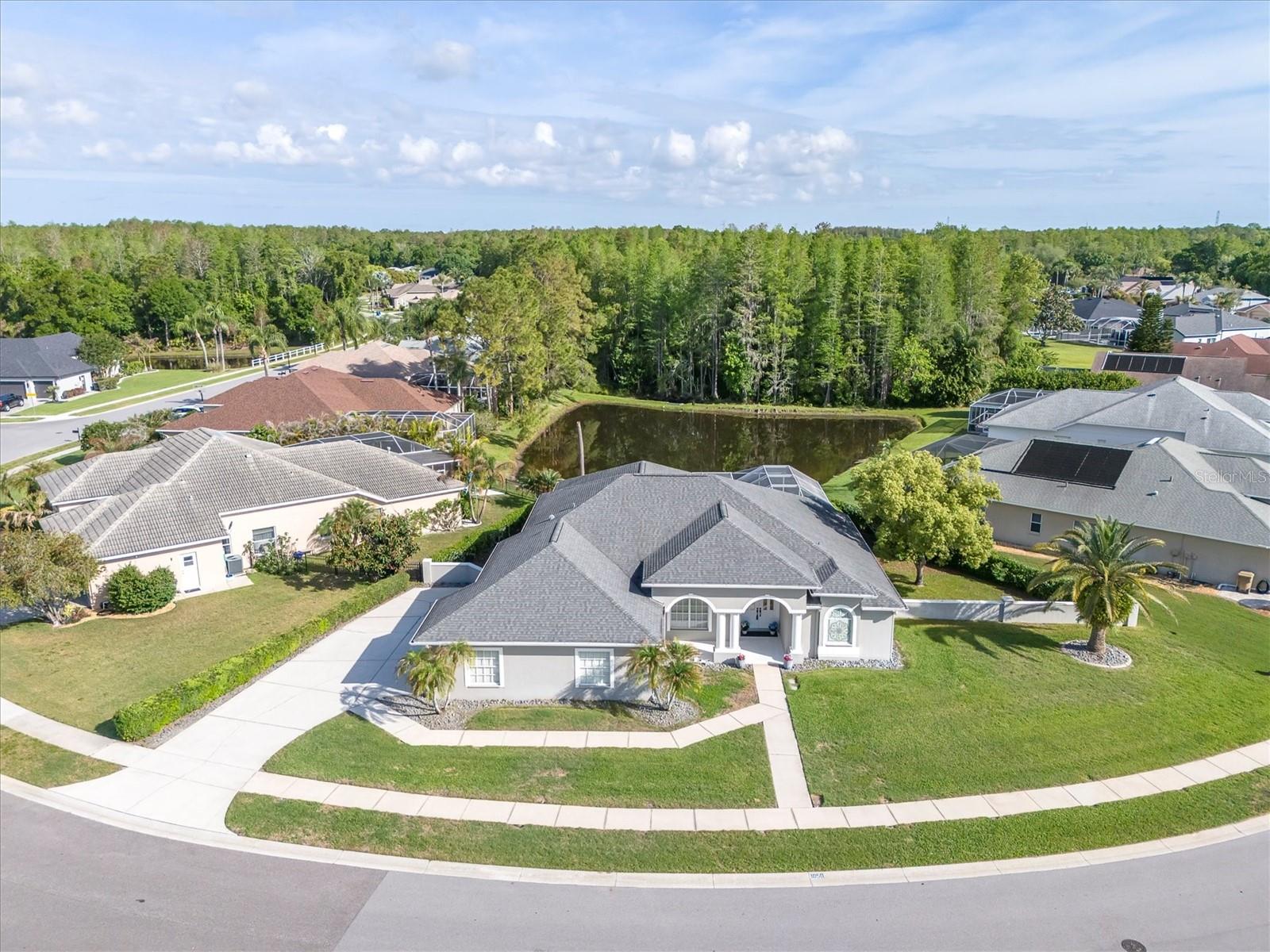 Home Aerial .31 acre lot
