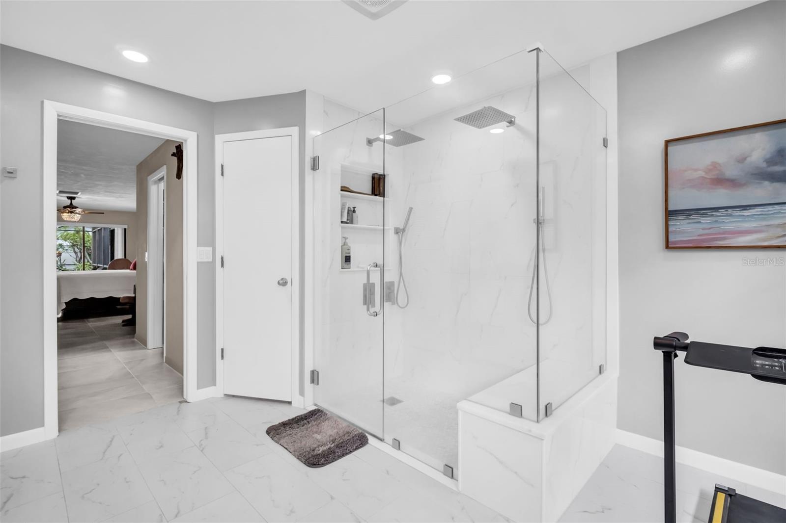 Primary bathroom updated 2024