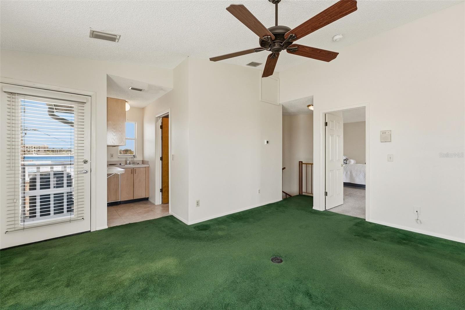 Office off of Primary Bedroom with Small Kitchen Area