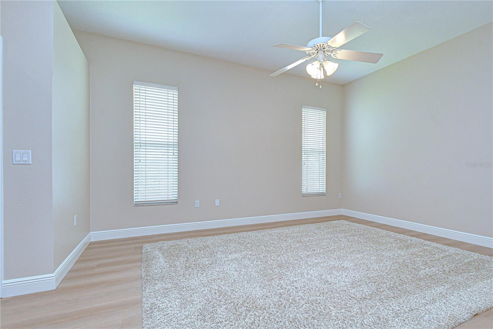 Private primary suite designed for relaxation.