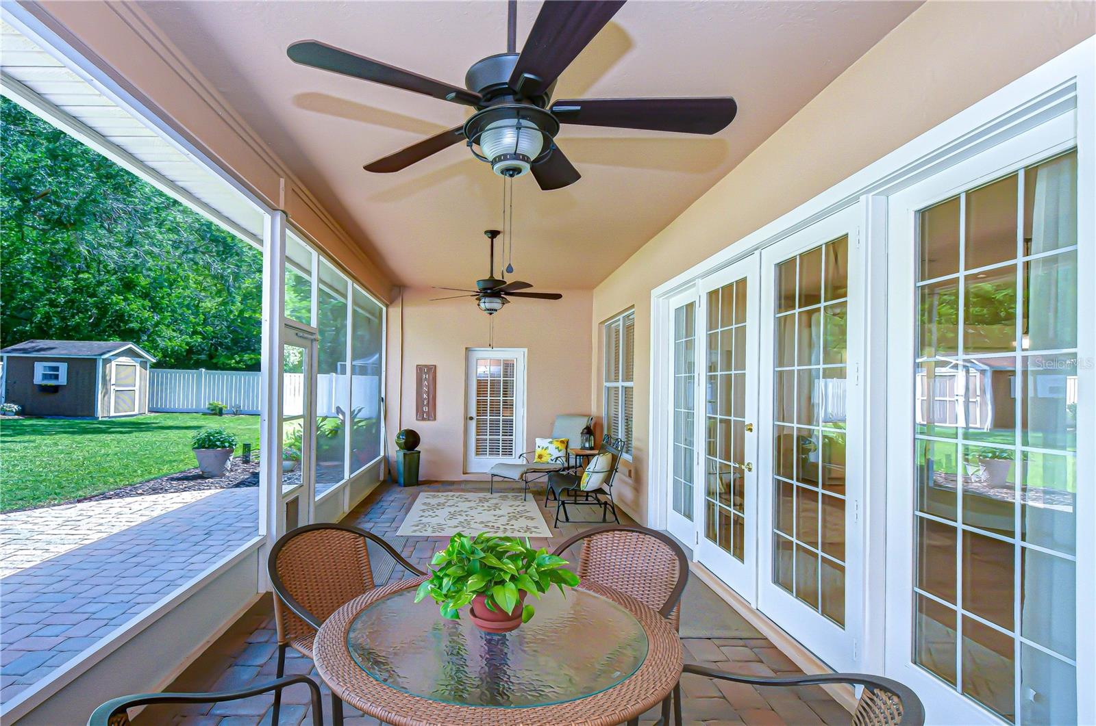 Outdoor patio perfect for relaxing or entertaining.