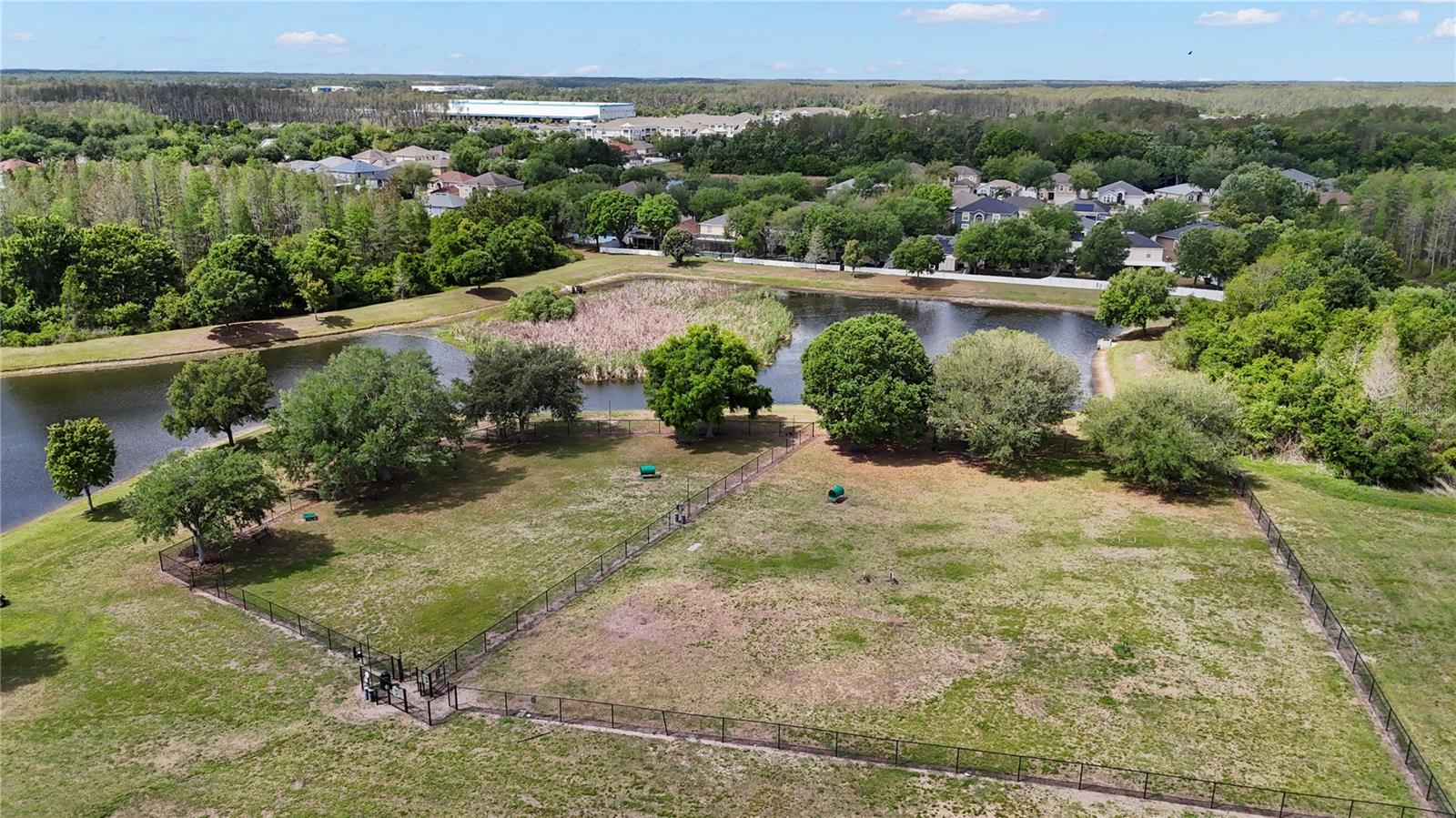 The community park offers ample space for outdoor games or just good outdoor relaxation!