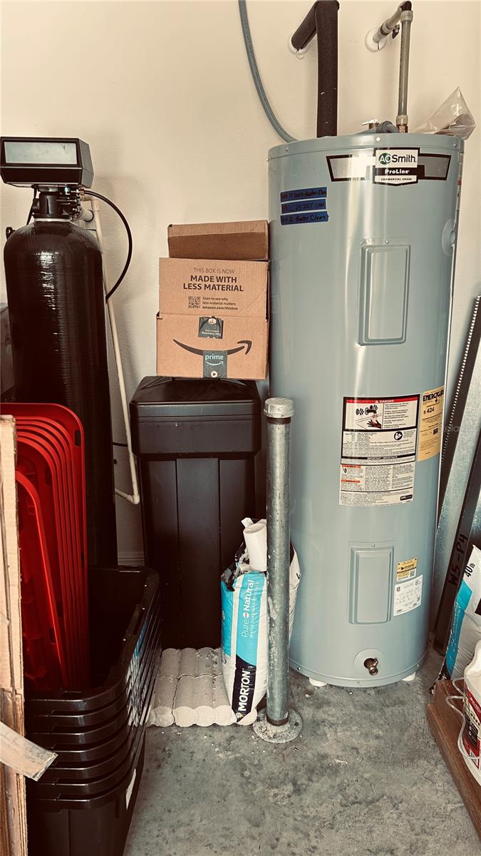 water softener .hot water heater