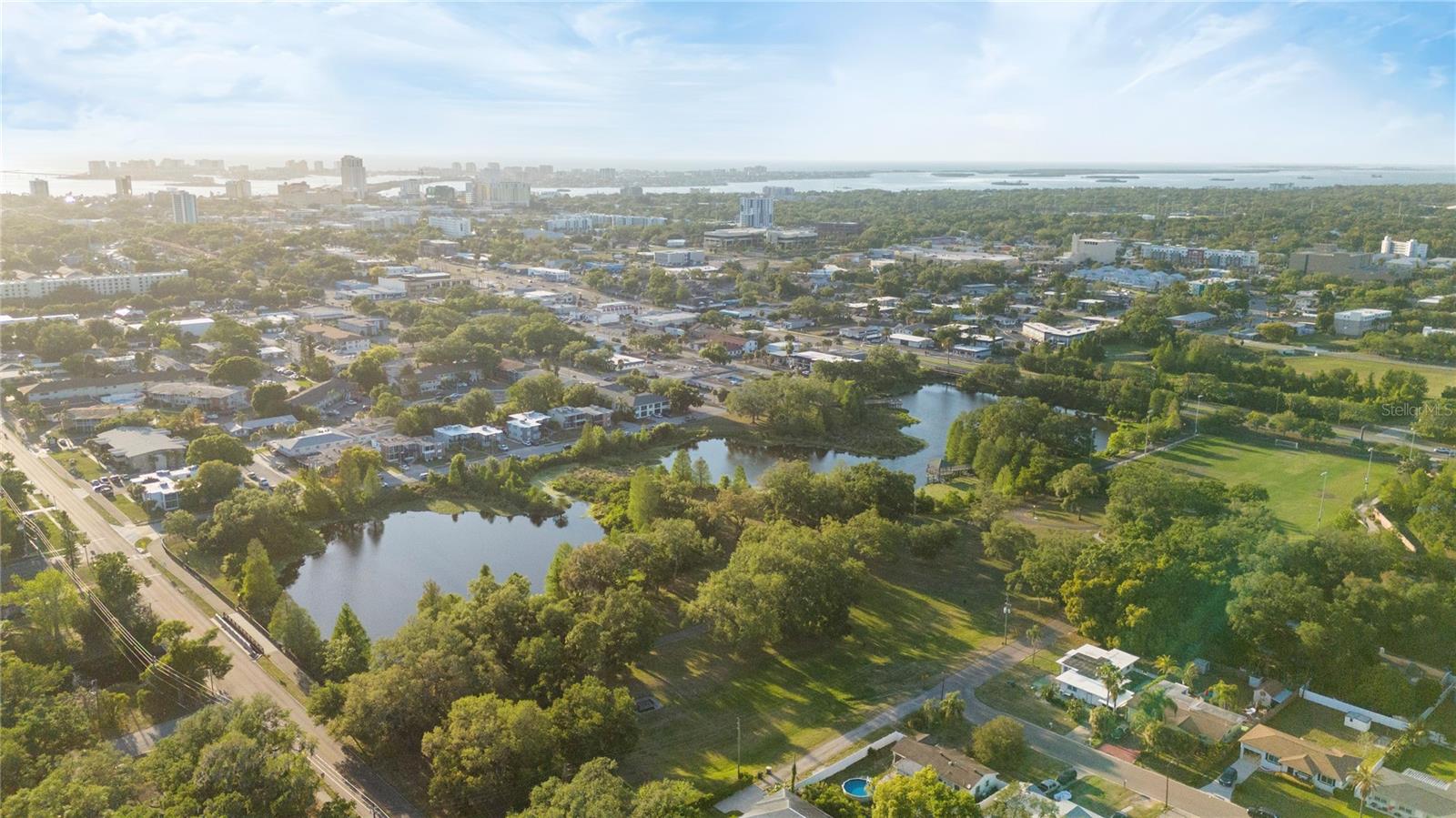 Beautiful recreational Glenn Oaks Park....right down the street with a beautiful lake!