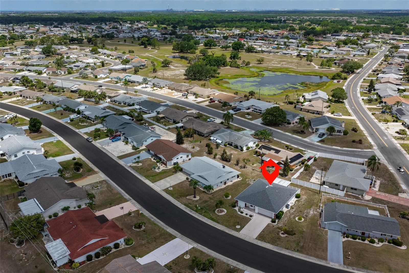 Birdseye view of area