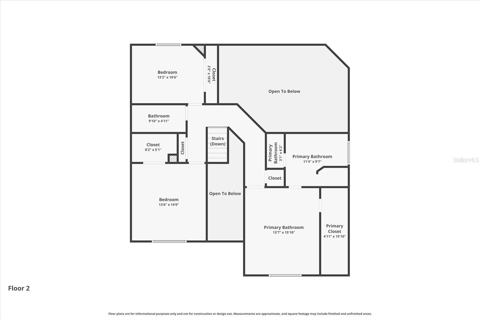 2nd Floor - Floor Plan